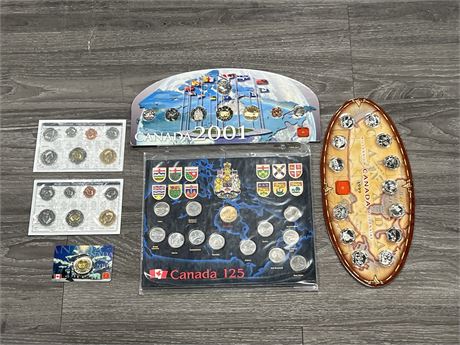 LOT OF UNCIRCULATED CANADIAN COIN SETS