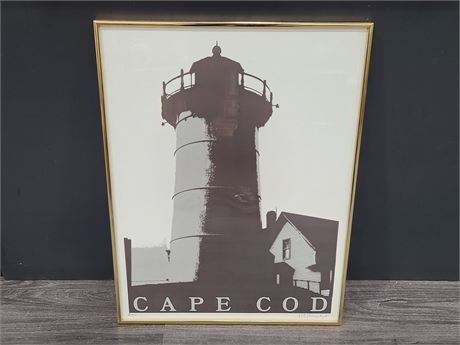 RE RENNEDY SIGNED NUMBERED CAPE COD PRINT (26"x20")