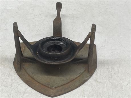 ANTIQUE METAL WALL CANDLE HOLDER