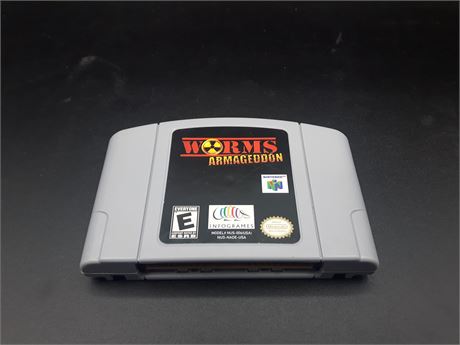 RARE - WORMS ARMAGEDDON - AUTHENTIC - VERY GOOD CONDITION - N64