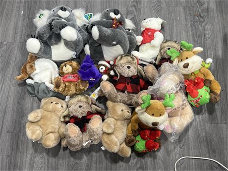 STUFFIES COLLECTION - SOME NEW WITH TAGS