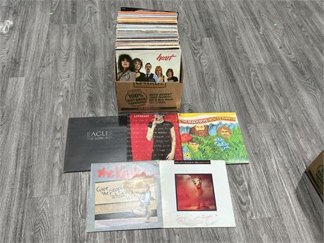BOX OF RECORDS - MOSTLY SCRATCHED