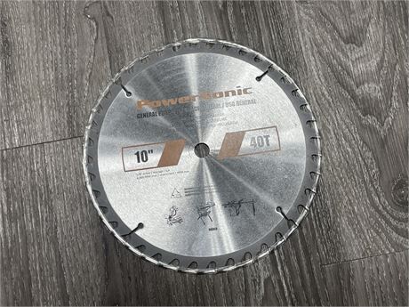 NEW 10” CIRCULAR CARBON TIPPED SAW BLADE
