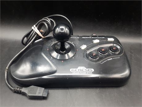 SEGA GENESIS FIGHT STICK (CORD RIPPED) TESTED AND WORKING