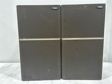 VINTAGE TECHNICS SPEAKERS BY PANASONIC - SIGNS OF WEAR/AGE