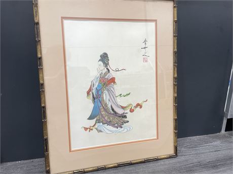 SIGNED CHINESE ORIGINAL ART 23”x28”