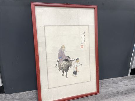 SIGNED CHINESE ORIGINAL ART 20”x29”