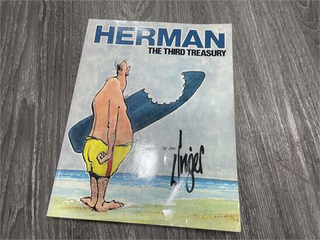 HERMAN THE THIRD TREASURY SIGNED BY AUTHOR JIM UNGER