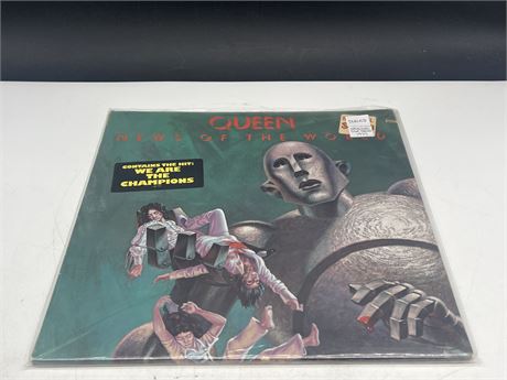 SEALED 1977 ORIGINAL US PRESS - QUEEN - NEWS OF THE WORLD