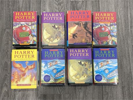 11 HARRY POTTER HARDCOVER BOOKS