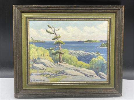 ORIGINAL PAINTING BY A.W.C MCDONALD “JACK KNIFE POINT” 13”x11”