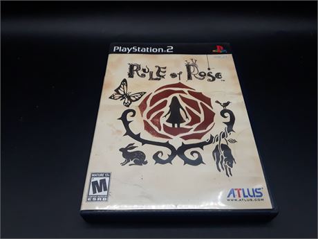 ULTRA RARE - RULE OF ROSE - CIB - EXCELLENT CONDITION - PS2