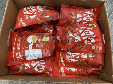 17 BAGS OF EXPIRED KITKATS