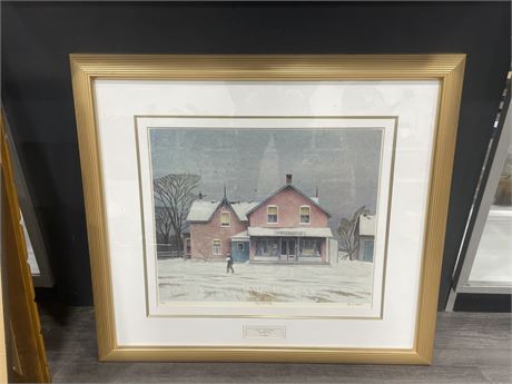 SIGNED / NUMBERED PRINT BY A.J.CASSON WITH COA 36”x32”