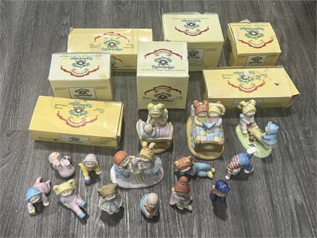 LOT OF 1984 CABBAGE PATCH PORCELAIN FIGURES