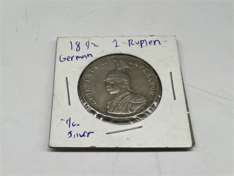1892 SILVER GERMAN COIN