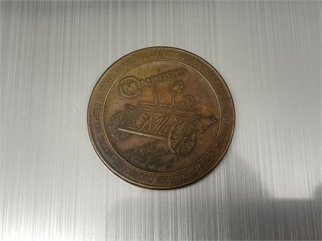 1939 MORRIS ROD WEEDERS COIN