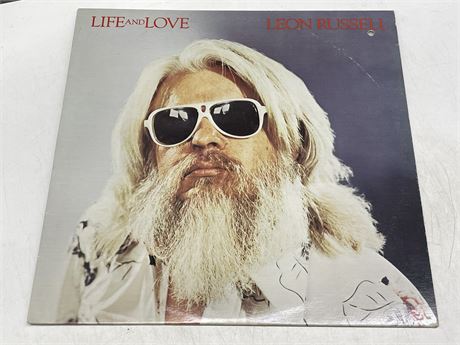 LEON RUSSEL - LIFE AND LOVE - NEAR MINT (NM)
