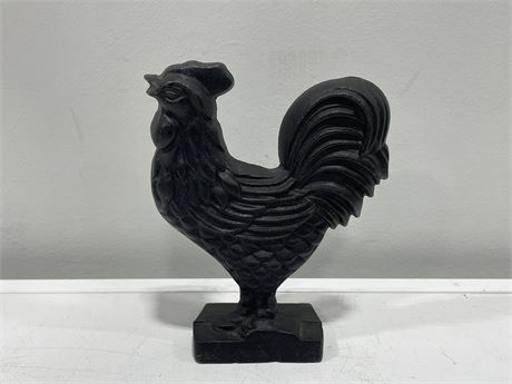 CAST IRON ROOSTER (7.5” TALL)