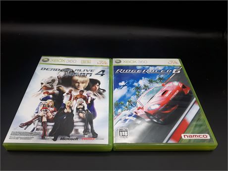 COLLECTION OF JAPANESE XBOX 360 GAMES - EXCELLENT GOOD CONDITION