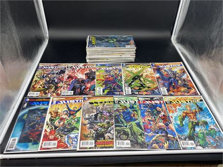 48 JUSTICE LEAGUE COMICS (Including #1-40 of the new 52)