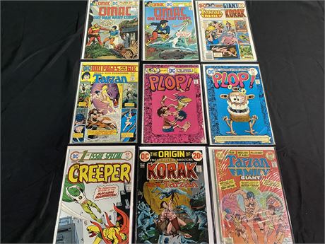 9 ASSORTED DC COMICS
