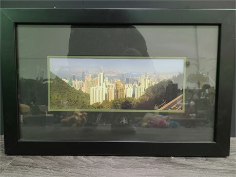 FRAMED CITY PICTURE (19x12")