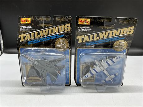 2 TAILWINDS DIECAST PLANES IN BOX
