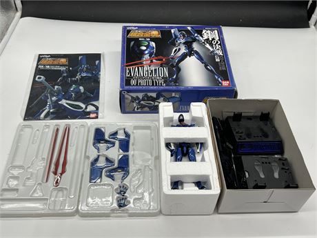 BANDAI EVANGELION 00 PROTO TYPE FIGURE - MISSING FEW SMALL ACCESSORY PIECES