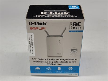 D-LINK AC1200 WIFI RANGE EXTENDER
