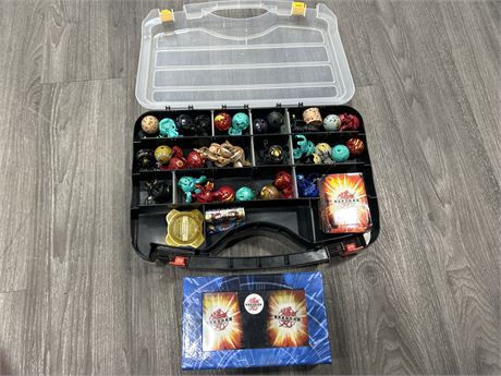 LARGE BAKUGAN COLLECTION - INCLUDES MANY ORIGINAL WORKING FIGURES & CARDS
