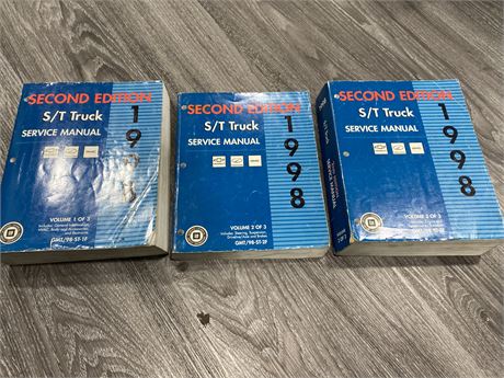 1998 S/T TRUCK SERVICE MANUALS (3 Volumes)