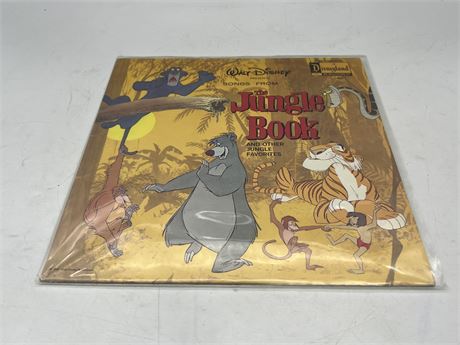 WALT DISNEY SONGS FROM THE JUNGLE BOOK - EXCELLENT (E)
