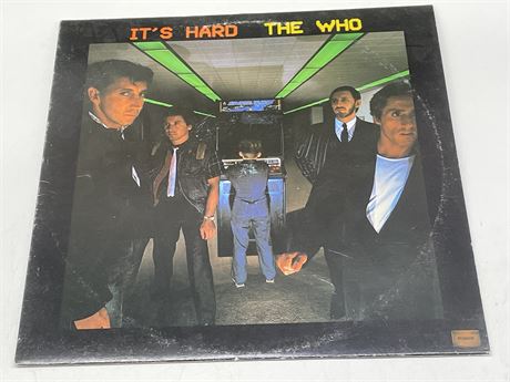 THE WHO - IT’S HARD - EXCELLENT (E)