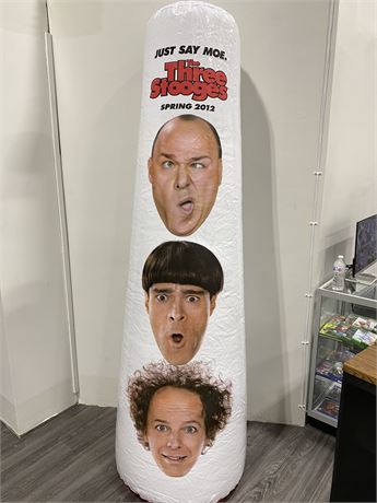 8FT 3 STOOGES THEATRE DISPLAY INFLATABLE TALKING STANDEE PUNCH BAG