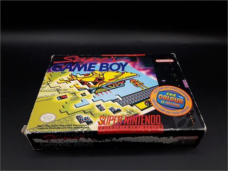 SUPER GAMEBOY WITH BOX  - VERY GOOD CONDITION - SNES