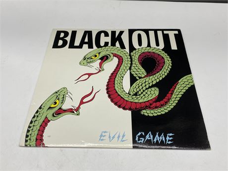 BLACK OUT - EVIL GAME - VG+