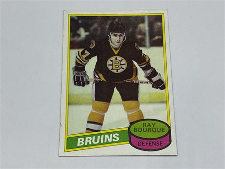 RAY BOURQUE TOPPS ROOKIE CARD