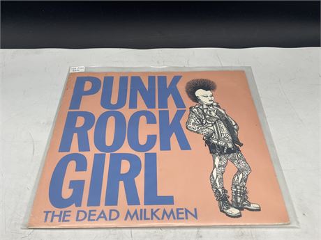 RARE 1988 PRESS - PUNK ROCK GIRL - THE DEAD MILKMAN - VG (SLIGHTLY SCRATCHED)