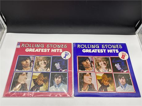 ROLLING STONES - VOL. 1 & 2 - VG (slightly scratched)