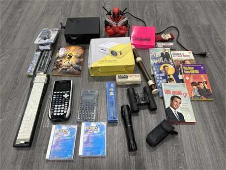 LOT OF MISC. COLLECTABLES & ELECTRONICS