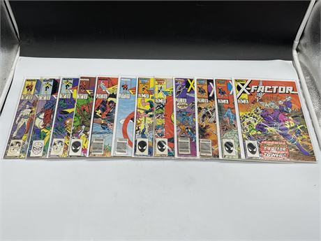 12 X-FACTOR COMICS - KEY ISSUES