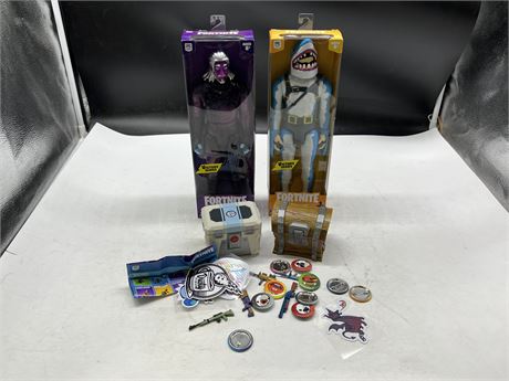 LOT OF FORTNITE COLLECTABLES