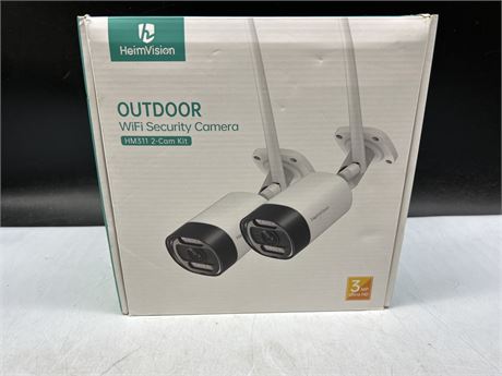HEIMVISION OUTDOOR WIFI SECURITY CAMERA 2 CAM KIT