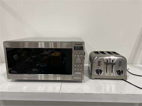 MICROWAVE & TOASTER (Working)