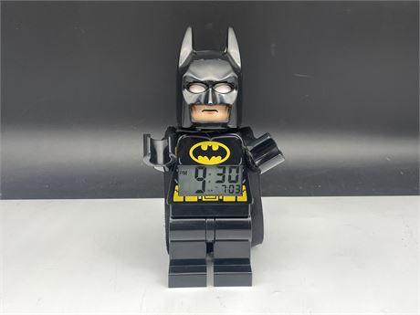 10” BATMAN LEGO ALARM CLOCK - WORKING