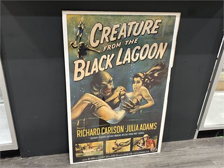 1993 CREATURE FROM THE BLACK LAGOON MOVIE POSTER (24”x36”)
