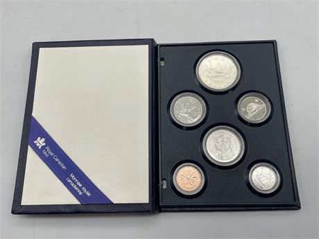 1986 ROYAL CANADIAN MINT UNCIRCULATED COIN SET