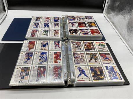 (2) 1991 UPPERDECK NHL SETS - FRENCH & ENGLISH VERSION (Missing a few cards)