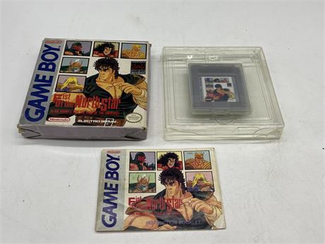 FIST OF THE NORTHSTAR - GAMEBOY W/INSTRUCTIONS & BOX